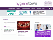 Tablet Screenshot of hygienetown.com